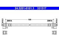 Brake Hoses ATE 24.5201-0101.3 for BMW