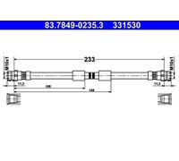 ATE 83.7849-0235.3 Brake hose