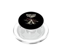 BRAKE LESS LIVE MORE Funny Mountain Biking Adventure PopSockets PopGrip for MagSafe
