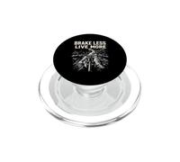BRAKE LESS LIVE MORE Mountain Biking Adventure PopSockets PopGrip for MagSafe
