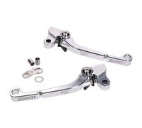 Brake lever clutch lever set Schmitt hand anchor CNC aluminum silver-silver for