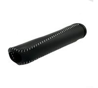 Brake Lever Cover for Most Cars Using PU Microfiber ther Material Offering Soft Touch Feel and Resistance to Peeling or Fading (Black leathe+gray)