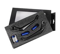 Brake Lever Guard 78'' 22MM Motorcycle Handlebar Grips Brake Clutch Levers Guard Protector Hand(Blue)