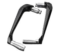 Brake Lever Guard 78'' 22MM Motorcycle Handlebar Grips Brake Clutch Levers Guard Protector Hand(Silver)