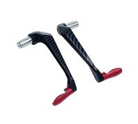 Brake Lever Guard Motorcycle Aluminum Alloy 22mm Handlebar Brake Clutch Lever Hand Guard Scooter E-Bike Protector Modification Part Handguard(Red)