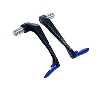 Brake Lever Guard Motorcycle Aluminum Alloy 22mm Handlebar Brake Clutch Lever Hand Guard Scooter E-Bike Protector Modification Part Handguard(Blue)