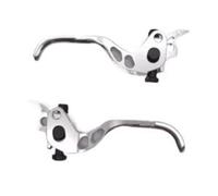Brake Lever Handle Fit for Shimano SLX M6100 XT M8100 Hydraulic Brake Replacement Repair Accessory(A Pair of Silver Bra)