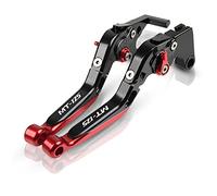 Brake Lever Motorcycle Extendable Adjustable Foldable Handle Levers Brake Clutch Lever for Y-AMAHA MT125 MT 125 MT-125 2015 2016 2017 2018 (Color : 4)