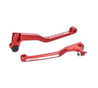 brake and clutch lever set Doppler CNC red for Beta RR 2012- (w/ GRIMECA brake)