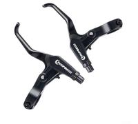 Brake Levers, 22.3mm Mount, FR5 Style for V-BRAKE Disc Lever, High-Strength Aluminum Alloy, Ergonomic Extended Handle Design, Sensitive Control for Mountain Road Bikes(Black)