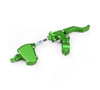 Brake levers Short Stunt Clutch Lever Easy Pull Cable System For Honda CBR 600RR 1000RR For Yamaha for Kawasaki for Buell(Green,A set)