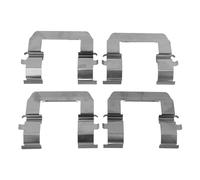 Brake Line Clip Set, 4 PCS Metal Brake Line Retainer Pad Fitting Clip BPF1776A Front Brake Pad Shim Clip Replacement for Insignia 2008-2015
