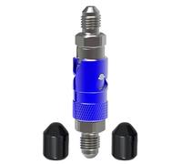 Brake Line Fitting - Quick Release Dry Coupling | Precise Hardware Replacement Parts, Sturdy Metal Plus Oil Cutter Feature Within Race Car Motorbike and Maintenance Area - Hose Unit