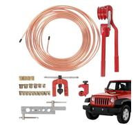 Brake Line Flaring Tool Kit | Pipe Bending Cutting Set - 3/16 Inch Brake Pipe Flaring Tool for Refrigeration Plumbing Industrial Piping Trailer Automotive Repair Motorcycle HVAC Installation