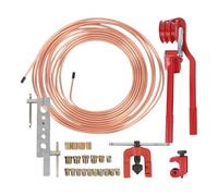 Brake Line Flaring Tool Kit, Pipe Bending Cutting Set, 3/16 Inch Brake Pipe Tool | Steel And Copper Build, Multi-System Compatibility | 1 Piece, For Automotive Use