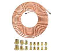 Brake Line Tubing - Coated Alloy Brake Line | Brrake Lines Fitting Kit | Alloy Antirust Brakke Linnes | Fittings Connector Set Repair Brrake Tool for Braking Transmission System Vehicle