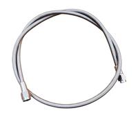 Brake Lines Kit 12"-72" AN4 Uncoated Stainless Braided Universal Brake Hose Clutch Line Gauge Line Turbo Hose Vacuum Lines(20 INCH)