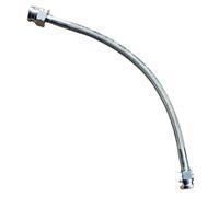 Brake Lines Kit 1Pair M10x1 Swivel Female AN3 Stainless Braided Universal Brake Hose Clutch Oil Line Tube Assy for Racing Cars ATV UTV(CONC 30CM)