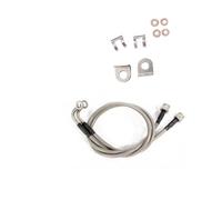 Brake Lines Kit Brake Hose Kit Braided Stainless Steel Pipe Line Braided Oil Hose Fit for Jeep Wrangler JK JL 2007-2020(Rear 20inch)