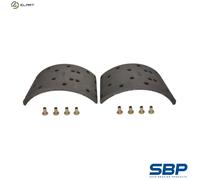 BRAKE LINING KIT DRUM BRAKE 07-L19503-N00 FOR DAF IVECO CS107M/133M/158M 5.9L