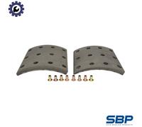 BRAKE LINING KIT DRUM BRAKE 07-L19847-N10 FOR SETRA OM 402.925 12.8L 8cyl