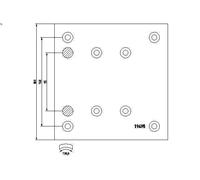 Brake Lining Kit, drum brake TEXTAR 1949502 for MAN F9 9.51 1983-1986