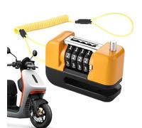 Brake Lock for Bicycles, Combination Lock for E-Bike, Safety Discs with Waterproof System, Waterproof Safety Lock for Bicycles, E-Bikes, Motorcycles