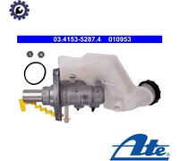 ATE Master Cylinder 03.4153-5287.4 2 23,8 with brake fluid reservoir 1x M10x1 FORD: FIESTA 5, Fusion Estate, MAZDA: 2 Hatchback