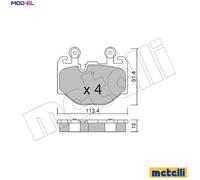 METELLI 05-0266 Main Brake Cylinder and Parts