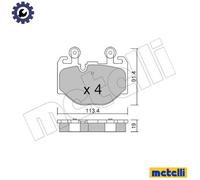 METELLI 05-0266 Main Brake Cylinder and Parts