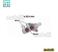Brake master cylinder Aluminium 05-0571 METELLI for OPEL ASTRA H Van ASTRA H