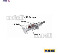 METELLI 05-0768 Brake master cylinder