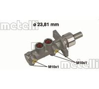 Brake master cylinder Aluminium 05-0377 METELLI for FORD ESCORT Mk V Turnier