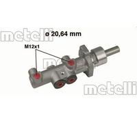 Brake master cylinder Aluminium 05-0404 METELLI for SKODA VW SEAT