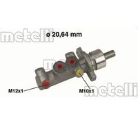 Brake master cylinder Aluminium 05-0416 METELLI for RENAULT CLIO Mk II