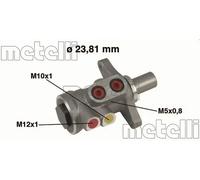 Brake master cylinder Aluminium 05-0448 METELLI for FORD MAZDA