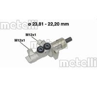 Brake master cylinder Aluminium 05-0548 METELLI for BMW 3 3 Touring 1 Coupe 1