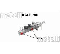Brake master cylinder Aluminium 05-0572 METELLI for OPEL NISSAN RENAULT