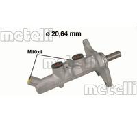 Brake master cylinder Aluminium 05-0592 METELLI for TOYOTA COROLLA