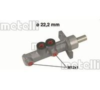 Brake master cylinder Aluminium 05-0597 METELLI for CITROËN PEUGEOT
