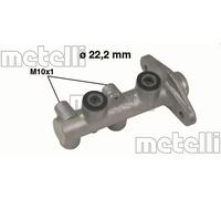 Brake master cylinder Aluminium 05-0649 METELLI for HYUNDAI GETZ