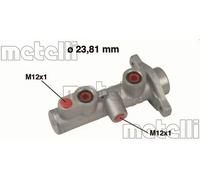 Brake master cylinder Aluminium 05-0651 METELLI for NISSAN ALMERA TINO