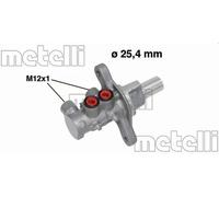 Brake master cylinder Aluminium 05-0674 METELLI for OPEL FIAT