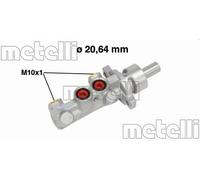 Brake master cylinder Aluminium 05-0709 METELLI for TOYOTA YARIS/VITZ