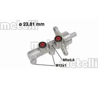 Brake master cylinder Aluminium 05-0712 METELLI for OPEL MERIVA A MPV