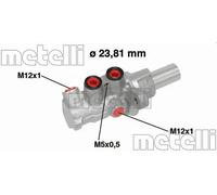 Brake master cylinder Aluminium 05-0749 METELLI for NISSAN QASHQAI I