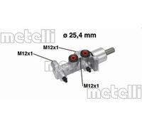 Brake master cylinder Aluminium 05-0766 METELLI for OPEL RENAULT NISSAN