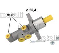 Brake master cylinder Aluminium 05-1185 METELLI for FORD C-MAX FOCUS II