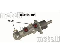 Brake master cylinder Cast Iron 05-0523 METELLI for FIAT PANDA