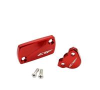 Brake Master Cylinder Cover CNC Motorcycle Front Rear Brake Fluid Reservoir Cap Cover For CRF150R CR150R CR250R CRF250R CRF250X CRF450R CRF450X CRF